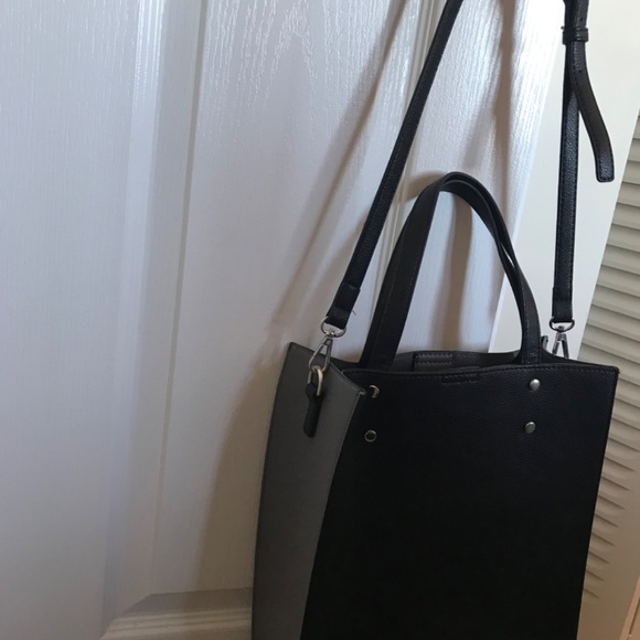 Black and grey business appropriate tote/shoulder bag - Picture 12 of 12